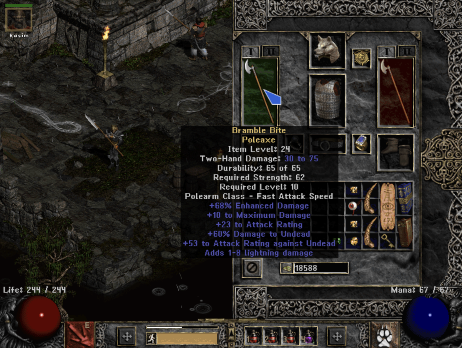 Diablo II gear image used to illustrate MCP tools as agent equipment